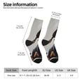 thumbnail image 2 of Fuzoiu Fantasy Wizard Dog Art Print Athletic Crew Socks for Men & Women,Casual Crew Socks,Above Ankle Crew Socks for Business, Casual, 2 of 6