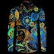 thumbnail image 1 of Camisas hawaianas de manga larga con estampado de flores de cachemira en 3D, camisas de moda para hombre, blusas casuales de playa, blusas con botones, ropa para hombre, 1 of 6