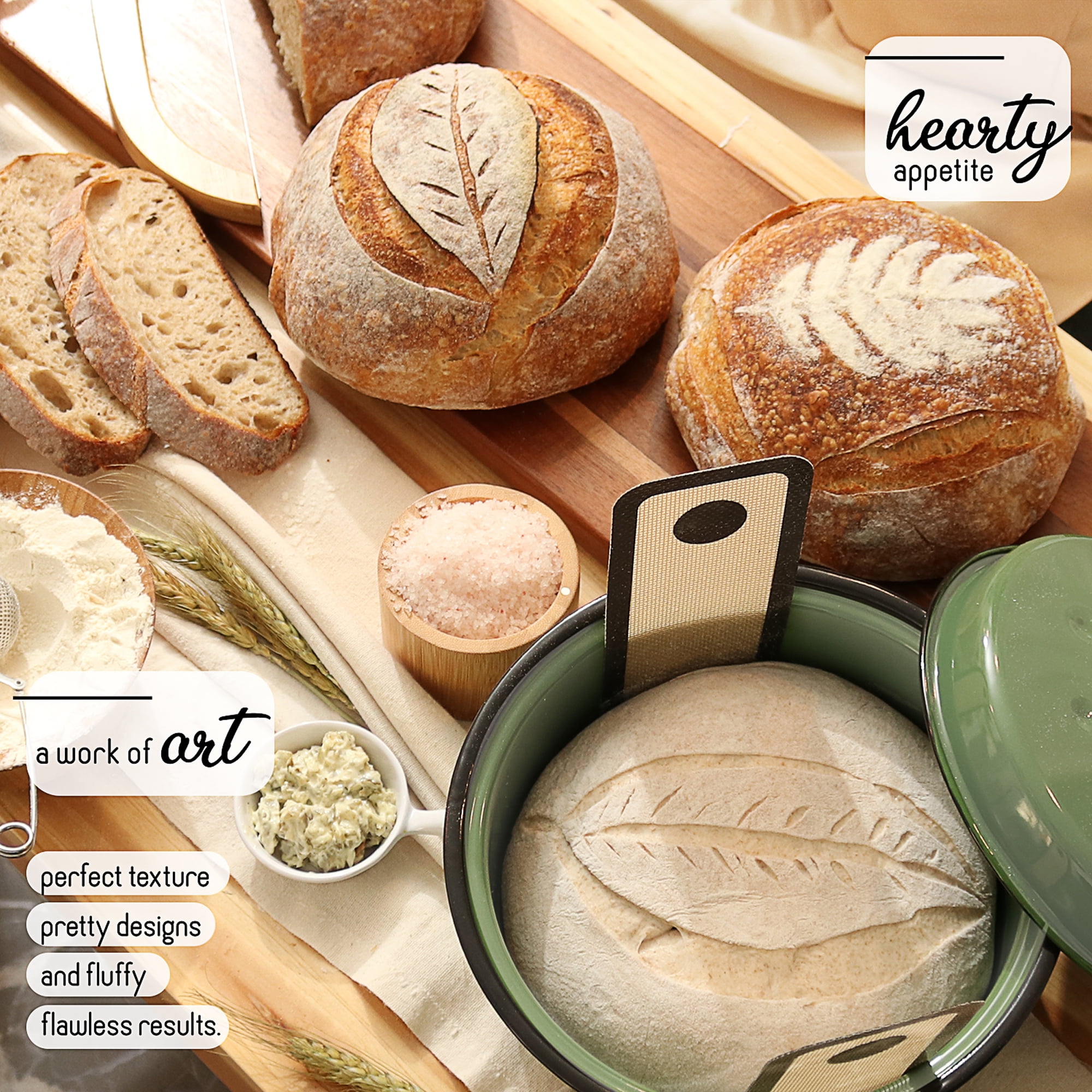 Craftzee Complete Sourdough Starter Kit Bread Makers - Non-Stick