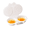 29# (White), variant on Microwave Safe 2 Cavity Egg Steamer Box Heat Resistant Plastic Egg Cooker Easy Release Practical Kitchen Accessory for Making Poached Eggs Quickly (White)