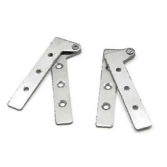 Set Of 2 Stainless Steel Concealed Door Pivot Hinges 360 Degree Swivel, 10cm Offset Knife Hinge, Concealed Pivot Hinge-yvan
