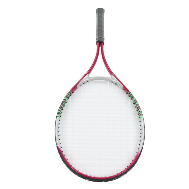 Aluminum Tennis Racquets, Lightweight Professional Tennis Racket Single Hole Channel Construction 27 Inch for Primary Intermediate Training
