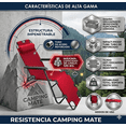 thumbnail image 2 of 4 Sillas Camastro Plegable Reclinable Jardin Playa Alberca rojo, 2 of 7