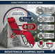 thumbnail image 2 of 4 Sillas Camastro Plegable Reclinable Jardin Playa Alberca rojo, 2 of 7