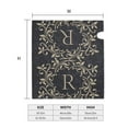 thumbnail image 6 of PHELIKA Letter R Classic Monogram Magnetic Mailbox Covers Post Letter Box Cover Standard Size 25.5H x 21W, 6 of 8