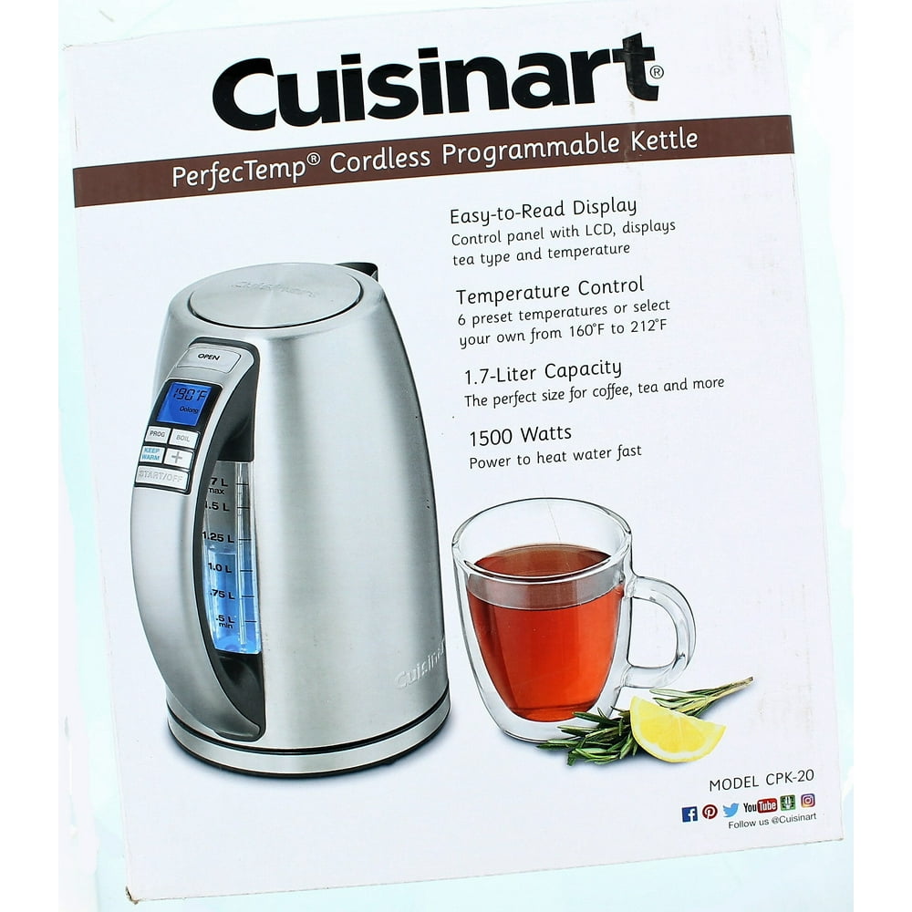 CUISINART PerfecTemp Cordless Programmable Kettle