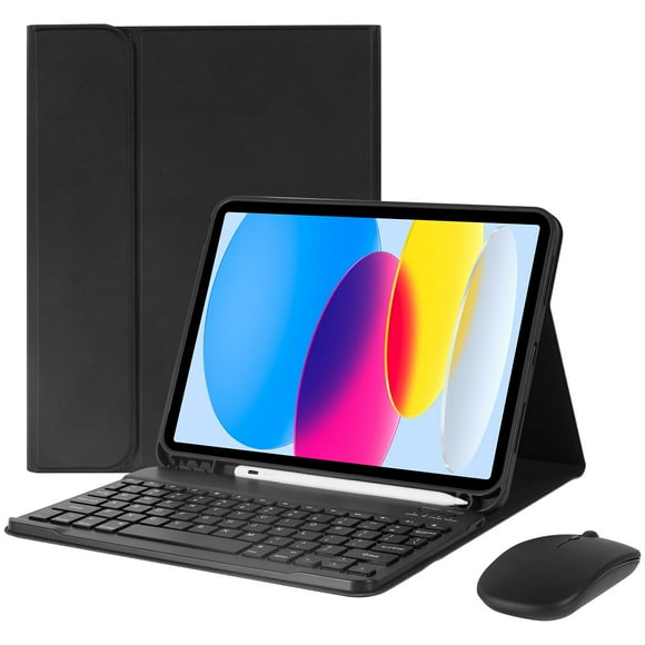 Funda con teclado Nyee para iPad de 10ª y 11ª generación, 10,9 pulgadas 2022/2025