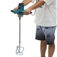 thumbnail image 6 of Electric Concrete Mixer, 1400W High Power with 6-Speed Adjustment, 0-1200RPM and Spiral Mixing Head, Ideal for Cement and Paint, 6 of 14