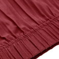 thumbnail image 3 of XPMWRP Women's High Waist Pleated Wide Leg Chiffon Pants Flowy Loose Fit Palazzo Trousers for Casual Summer Daily Wear Wine Free Size, 3 of 6