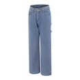 thumbnail image 6 of Siilsaa Baggy Jeans Pants for Women High Waisted Casual Pants Baggy Stretchy Wide Leg Streetwear Blue,XL, 6 of 9