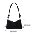 thumbnail image 5 of Bolso de hombro para mujer, bolso cruzado de moda para mujer, monederos femeninos de PU (negro) Sywqhk Para Estrenar, 5 of 5