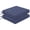 Navy blue, variant on Favoyard Indoor/Outdoor Chair Cushions, 19x19 In Fadeness Durable Furniture Cushion for Garden, Portable Comfort with Attach Ties,Set of 2