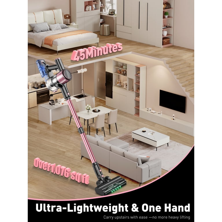 Cordless Vacuum Cleaner, 10 in 1 Stick Vacuum with Powerful