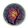 thumbnail image 1 of Next Innovations Moonlight 101409003- 16 Po Moonlight Acier Rond Métal Art Mural, 1 of 1