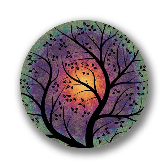 Next Innovations Moonlight 101409003- 16 Po Moonlight Acier Rond Métal Art Mural