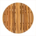thumbnail image 4 of Patio Conversation Set, 2 Acacia Wood Chairs with Navy Blue Cushions & Foldable Teak Table | Acacia Wood | Navy Blue, 4 of 25