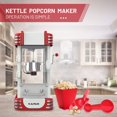 thumbnail image 4 of KAPAS Machine à Popcorn, Machine à Popcorn de Table Rouge avec Accessoires, 4 of 7