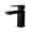 Black, variant on Ayna Decors Brass Bathroom Sink Faucet Brushed Nickel, Corrosion Resistance Bathroom Faucets for Sink 1 Hole with Water Supply Lines, Single Lever Basin Mixer Tap - AF30101BN