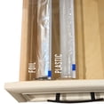 thumbnail image 3 of OnDisplay Luxe Acrylic 2-in-1 Customizable Plastic Wrap/Wax Paper/Aluminum Foil Dispenser for Drawer or Wall Mountable (Clear 2-in-1), 3 of 7
