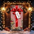 thumbnail image 4 of Christmas Gift Box Door Cover, Merry Christmas Large Gift Wrapped Door Banner, Holiday Front Door Decor for Christmas Home Party Decoration, 4 of 9