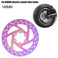 thumbnail image 4 of LEFU for 120mm Colorful Electric Scooter Brake Disc Rotor 6-Bolt 44MM for Ninebot F20 F30 F40 Kugoo Scooters Stainless Steel Rust-Resistant High Stability Easy Install, 4 of 9