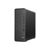 HP Slim S01-pF2016 - Tower Core i3 12100 / up to 4.3 GHz - RAM 8 GB - SSD 256 GB - NVMe - UHD Graphics 730 - Gigabit Ethernet - Win 11 Home - monitor: none - keyboard: US - dark black