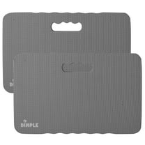 Dimple 1.5" Thick Foam Kneeling Pad Mats Qty 2 Grey for Gardening Yoga Exercise