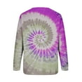 thumbnail image 6 of Meichang Tie Dye Sweatshirts for Women Long Sleeve Crewneck Sweatshirts Pullover Loose Fit Fall Winter Sweatshirt Trendy Clothes, 6 of 6