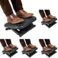 thumbnail image 1 of Foot Rest Mind Reader, ergonómico, ajustable en altura, color negro, 5 unidades, 1 of 6
