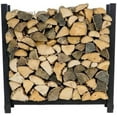 thumbnail image 2 of The Woodhaven 2 Foot Indoor Outdoor Black Firewood Rack, 2 of 4