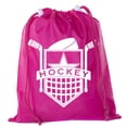thumbnail image 1 of Mini Hockey Drawstring Bags | Mini gift Bags for Parties, Teams, and Promotional events!, 1 of 2