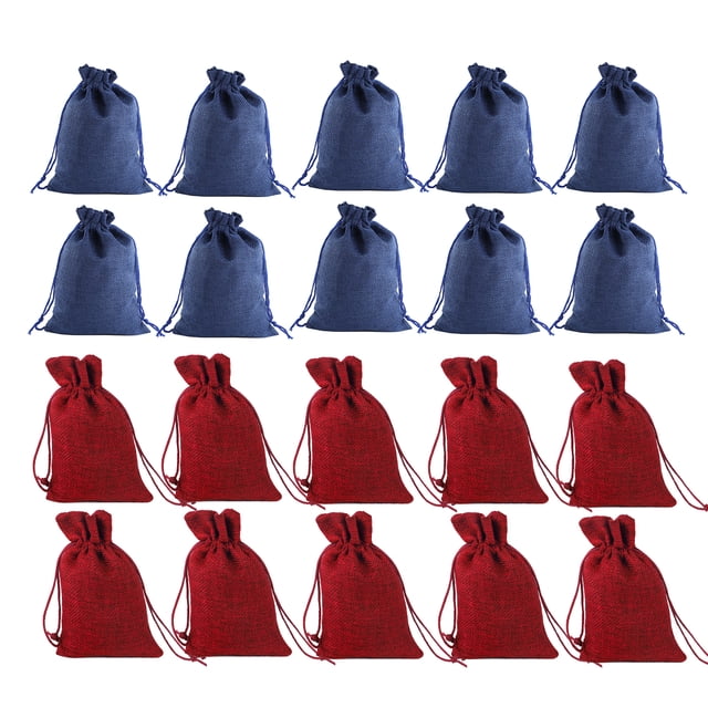 Dinheiro 20 Piezas 2.8"x3.6"(7x9cm) Bolsas con Cordón Bolsas Reutilizables para Almacenamiento de Fiestas y Bodas Suministros para el Hogar