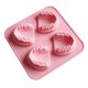 thumbnail image 1 of Ice Cube Tray Teeth Shaped Silicone Ice Mold Denture Ice Trays Funny Gag Gift for Dentist Party Favor, 1 of 4