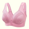 GERsome Front Closure Bras for Women no Underwire Padded Wireless