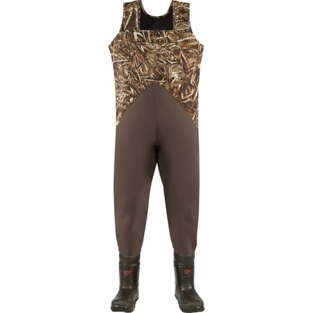 Oak Lacrosse Waders - LaCrosse Teal ll Waterproof Hunting Chest Wader RealTree Max-5 With Swamp-Lite Outsole - Size 10