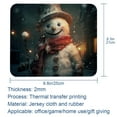 thumbnail image 6 of Retro Christmas Snowman Computer Mouse Pad,Rubber Mouse Mat for Gaming, Office, Laptop, PC, Women, 6 of 7