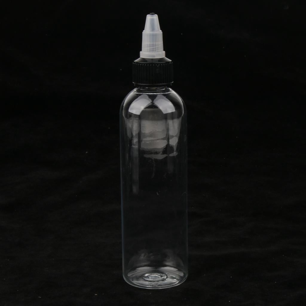 EHJRE 30 Pieces 4oz Plastic Bottles with Twist Top , Travel Squeeze Bottles, Easy to Drip and Inject Liquid, Lightweight and Easy to Carry and Use