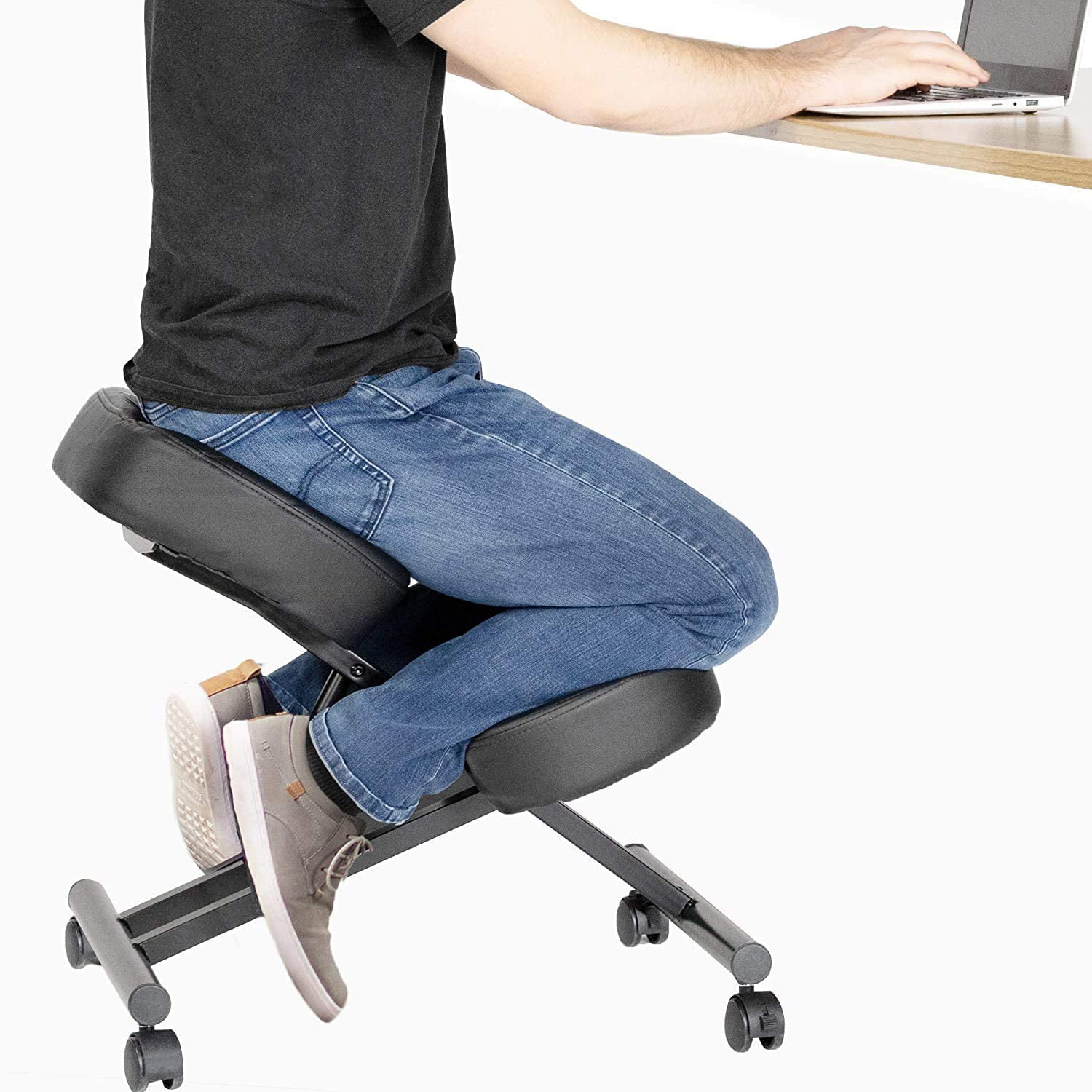 Ergonomic Kneeling Chair Adjustable Stool for Home Office Best Gift 