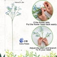 thumbnail image 2 of Flores artificiales JIFTOK Babys Breath 54 cm, 12 unidades, azules, 2 of 8