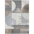 thumbnail image 2 of Addison Rugs Chantille Indoor/Outdoor Transitional Geometric Taupe Washable Rectangle Rug, 5' x 7'6", 2 of 6