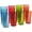 Assorted, variant on Cafe Plastic Reusable Tumblers (Set of 16) 20-ounce Water Cups Coastal Colors | Restaurant Style Drinking Glasses Value Set, Stackable, BPA-free, Made in the USA | Top-rack Dishwasher Safe