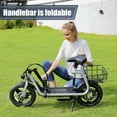 Caroma 500W Electric Scooter with Seat for Adult, 14 inch Commuter