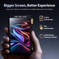 thumbnail image 2 of H20 Ultra HiFi MP3 Player, Bluetooth 5.2 aptX/LDAC, ES9038Q2M DAC, 128GB, 4" Touchscreen, DSD256, 36H Playback, 2 of 8