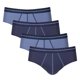 thumbnail image 1 of Sloggi calzoncillos hombre 4-pack - Start midi C4P box, algodón Azul oscuro/Azul XL (X-Large), 1 of 4