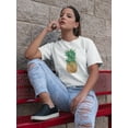 thumbnail image 2 of Cool Exotic Pineapple Fruit T-Shirt Women -Image by Shutterstock, Female XX-Large, 2 of 4