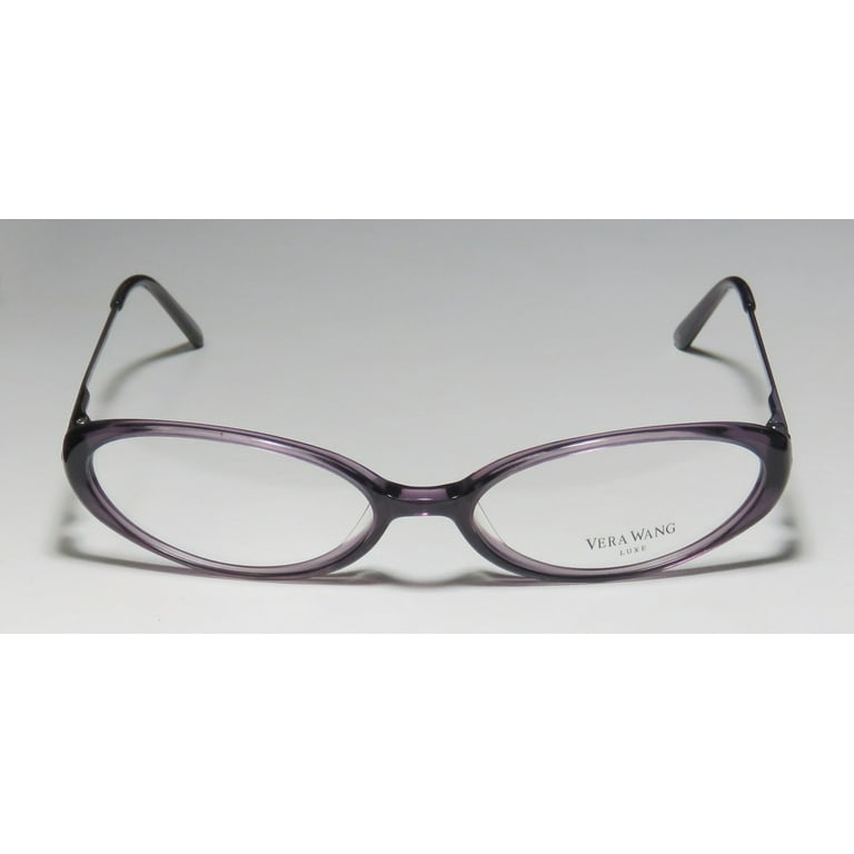 Vera Wang Luxe Curve Designer Eyeglasses for Women, Full-Rim Vera Wang Luxe Curve Designer Eyeglasses for Women, Full-Rim