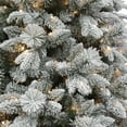 thumbnail image 2 of Holiday Time Sapin de Noël à LED floqué de 7,5 pieds, 600 Lumières, 2 of 6
