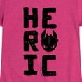 thumbnail image 3 of How to Train Your Dragon - Heroic - Toddler And Youth Girls Short Sleeve Graphic T-Shirt, 3 of 5