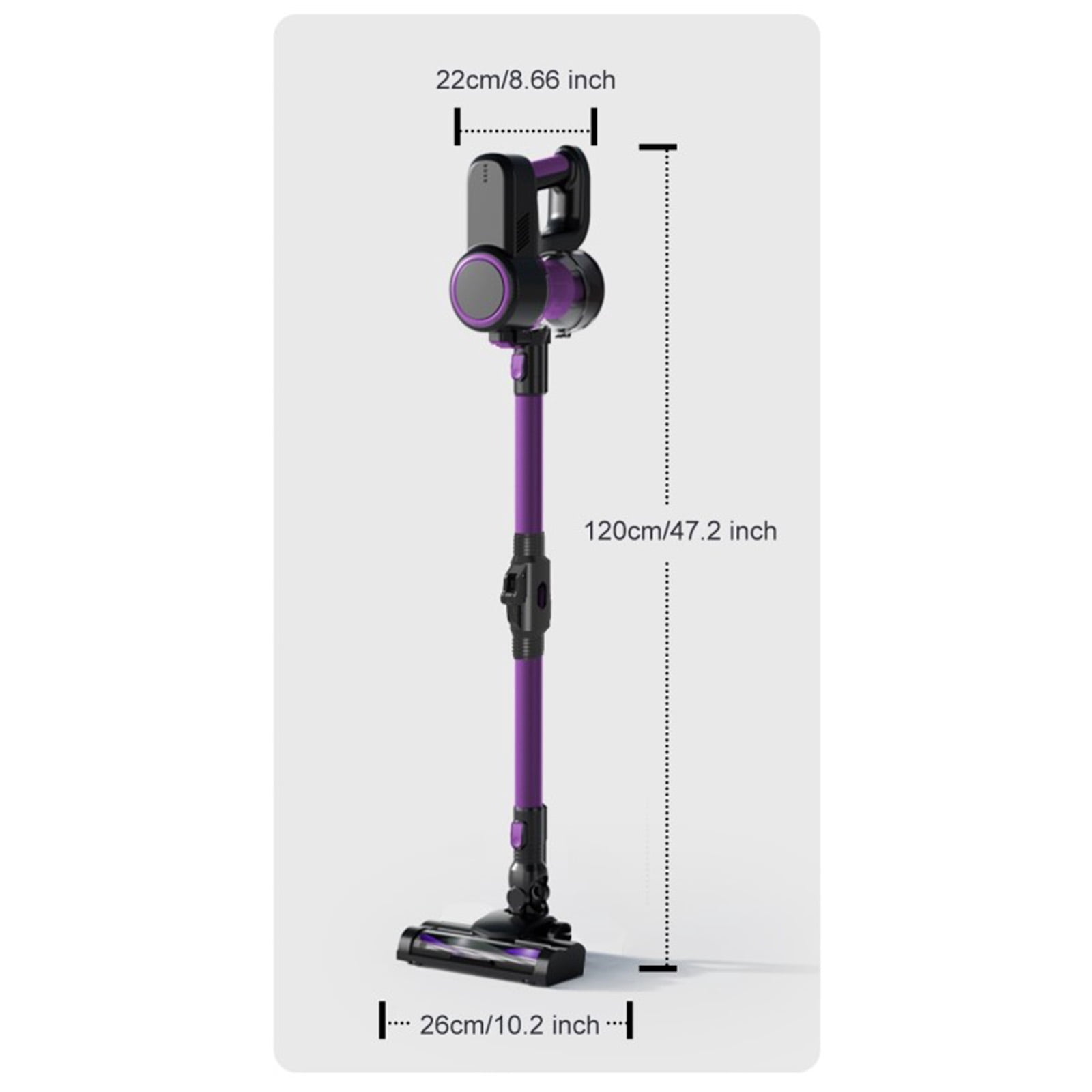 SUSUZI Cordless Vacuum Cleaner, 28Kpa Wet/Dry Vacuum Cleaners for Home, Stick Vacuum for Hardwood Floor Carpet Pet Hair