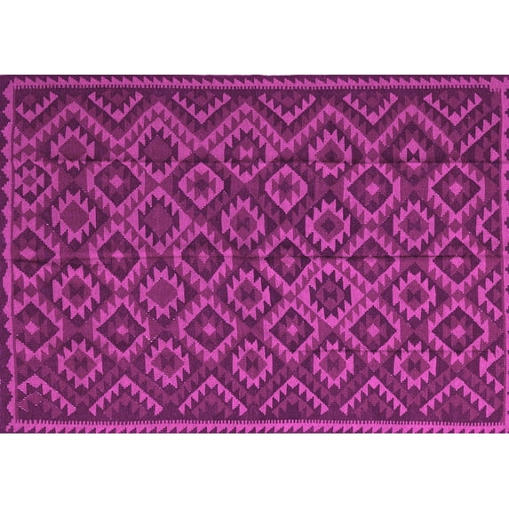 Ahgly Company Indoor Rectangle Southwestern Pink Country Area Rugs, 4' x 6'